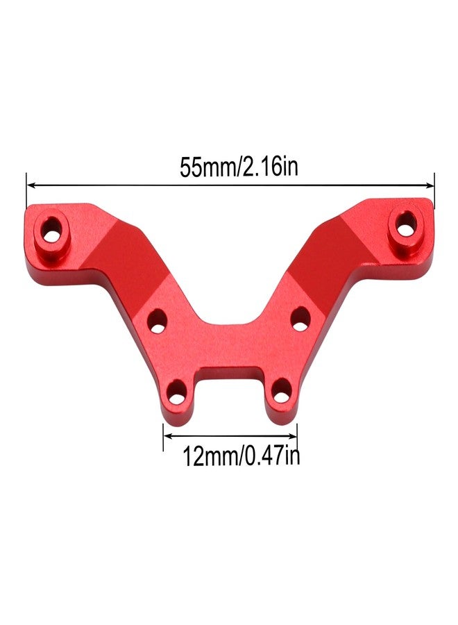 POLANTA Aluminum Alloy Front Damper Plate for Arrma 1/14 Typhon GROM MEGA 380 Brushed 4X4 Small Scale Buggy Upgrade Parts,Replace ARA2106 (Red) - Image 5
